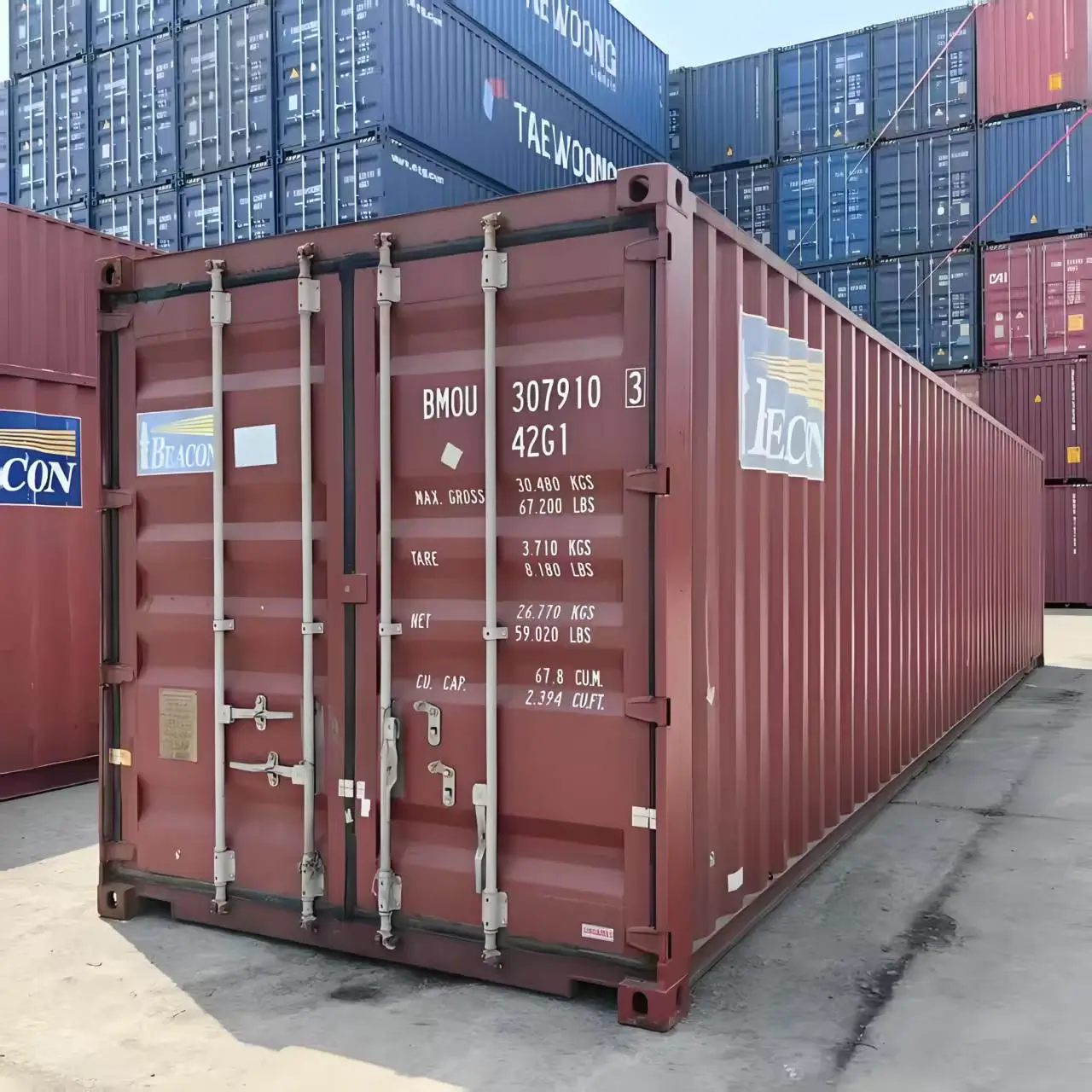 International container moving service